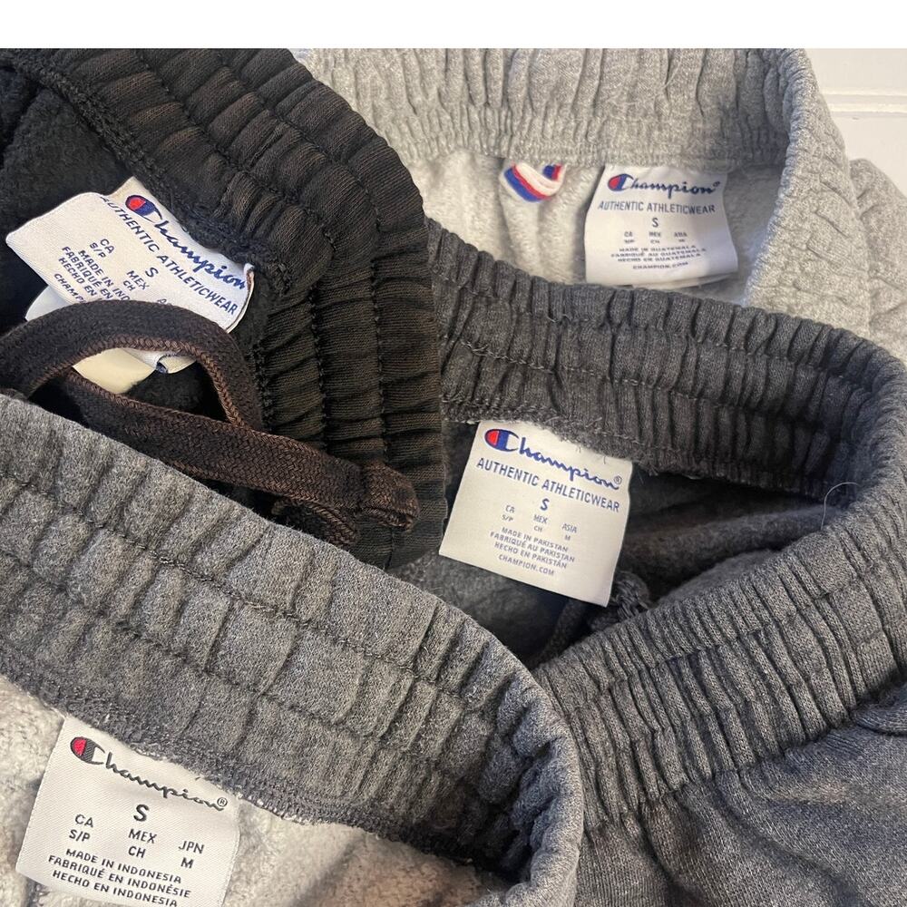 4 Pair Bundle Champion Sweatpants Joggers Lounge Sports 1 Pair NWT Mens Small - Picture 2 of 11